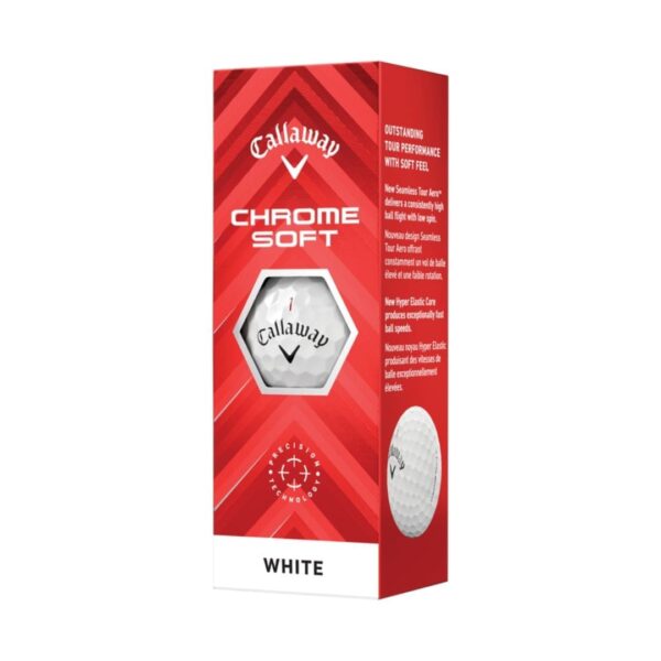 Villant Chromesoft Golf Balls – White Soft Feel & Distance - Image 3