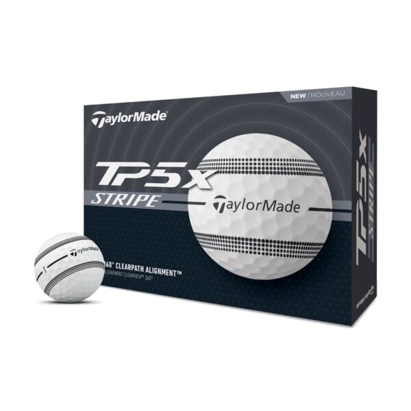 Villant TP5x Stripe Golf Balls – Enhanced Alignment & Distance
