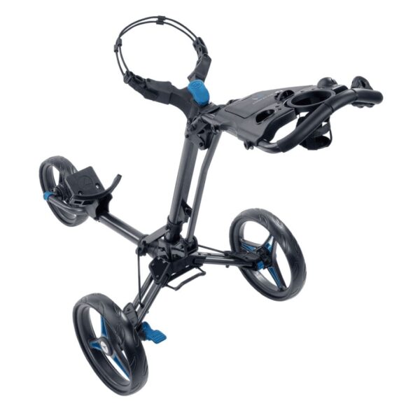 Villant P1 Push Golf Trolley – Graphite & Blue Lightweight Design